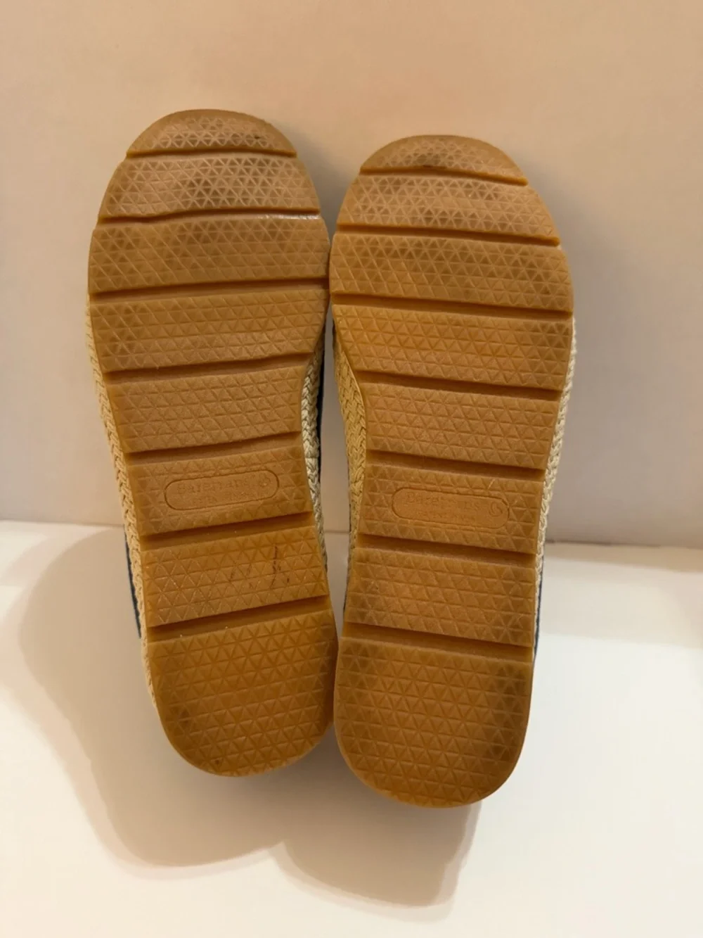 BareTraps Posture Denim Blue Espadrille Slip-On Flats size 7.5